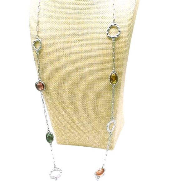 Lia Sophia Pastel GUMDROPS Silver-tone Retired Necklace - Picture 4 of 16